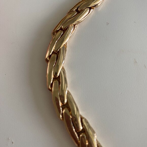 Gold Chain Statement Necklace 16"+3" - Picture 4 of 4